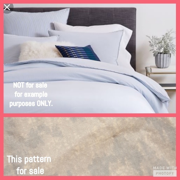 West Elm Bedding Powder Blue And White Duvet Poshmark